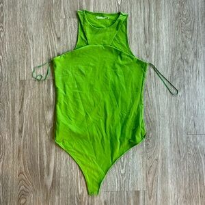 Green Abercrombie body suit